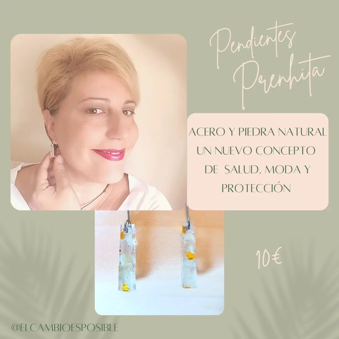 pendienteslargos prehnita