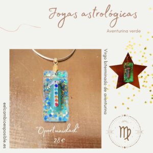 Colgante aventurina virgo 2023