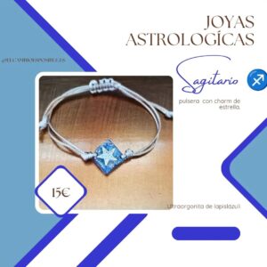 pulsera estrella sol sagitario 2023